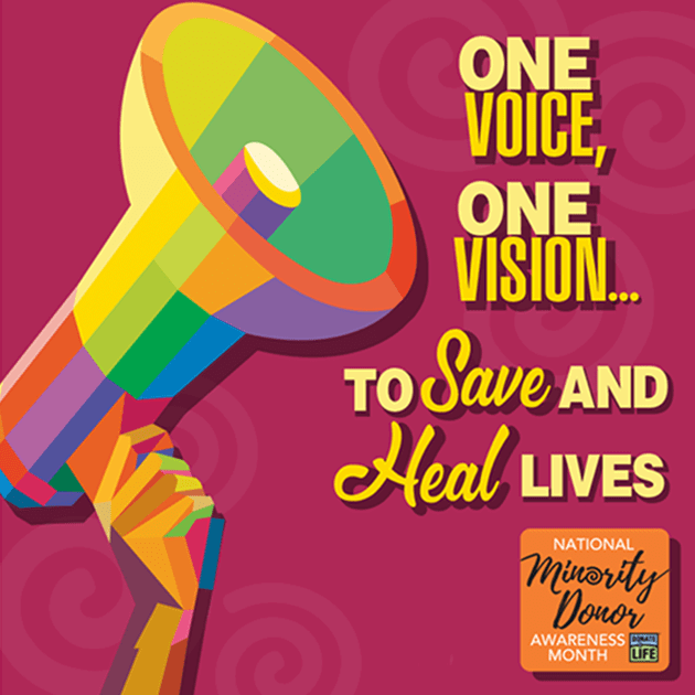 August is National Minority Donor Awareness Month