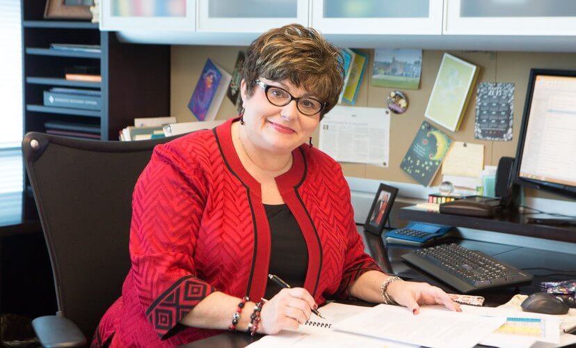 Diane Brockmeier in her office.