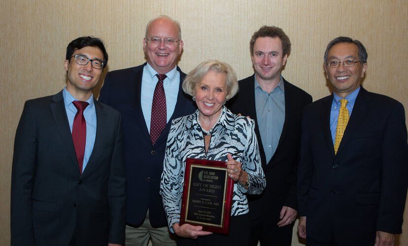 Dr. Case receives Gift of Sight Award