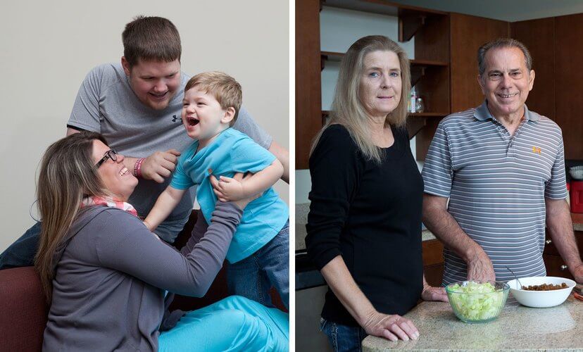 Residents at Mid-America Transplant Family House