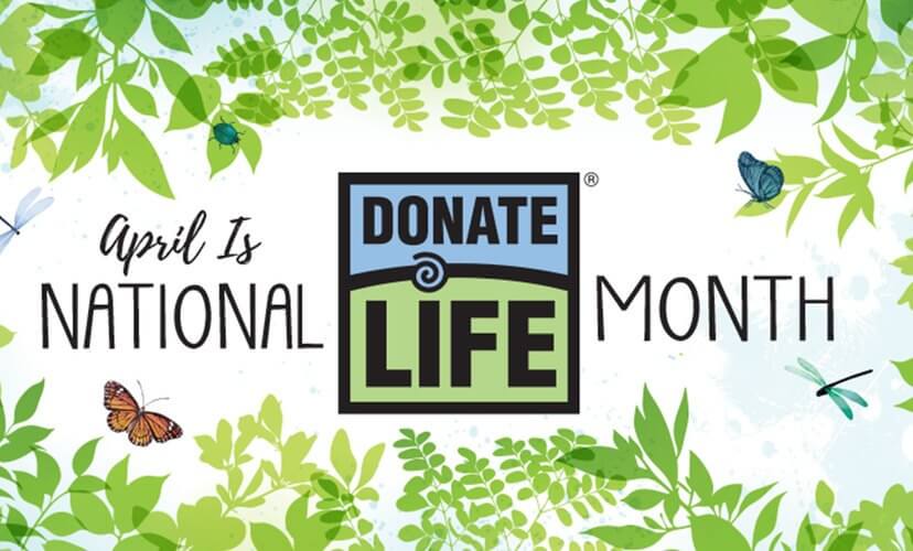 April is National Donate Life Month 
