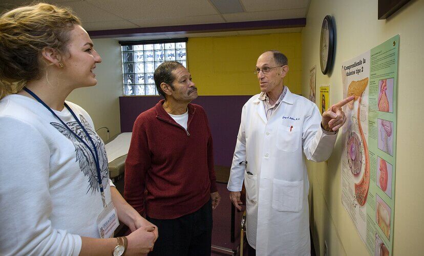 Male patient of Casa de Salud at the health clinic.