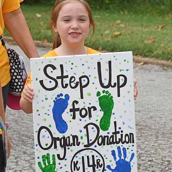 Step up for donation