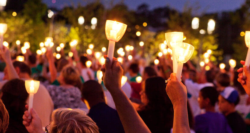 Candlelight Memorial honoring organ and tissue donors