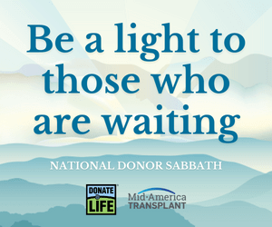 Be a light to those who are waiting: National Donor Sabbath