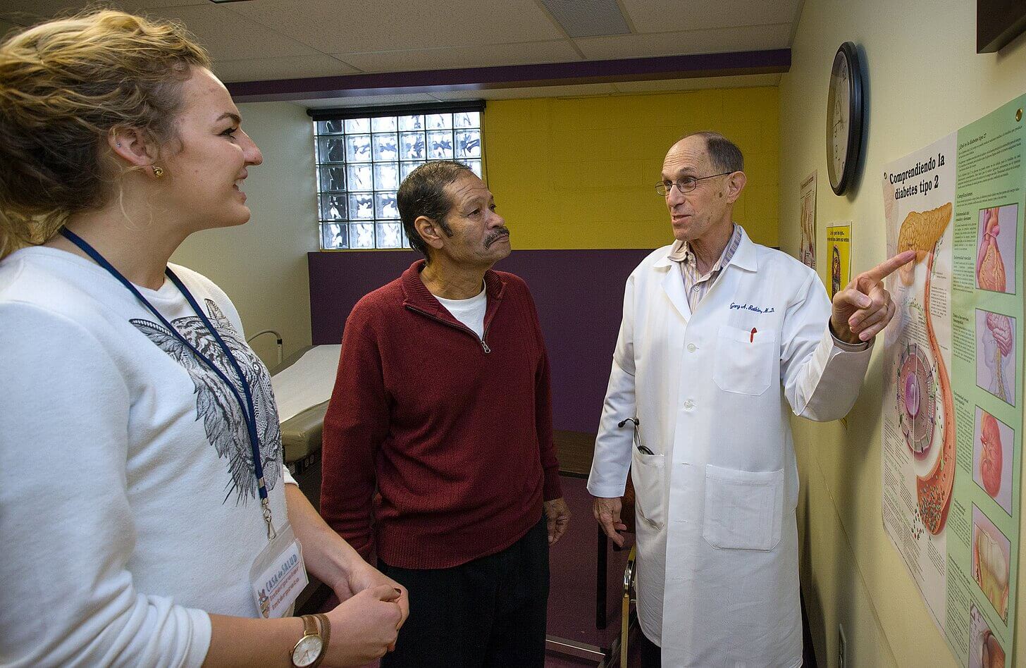 Male patient of Casa de Salud at the health clinic.