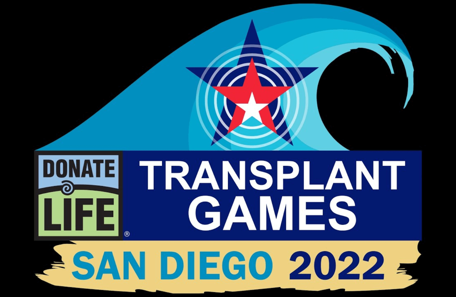 Transplant Games of America San Diego 2022 Logo